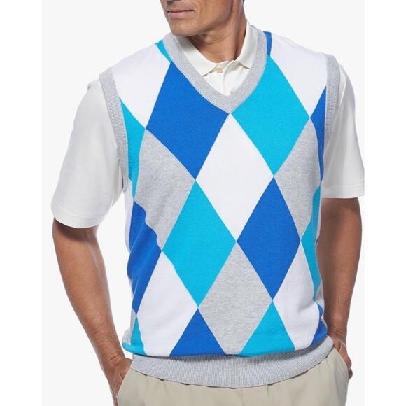 Jack Nicklaus Golden Bear Aryle Cotton Sweater Vest Golf Mens Size XXL‎ (1137) - Picture 1 of 6